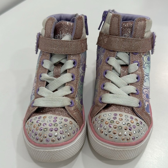 Skechers Girls Twinkle Toes size 10,5. Wearing twice like new. - Picture 7 of 7